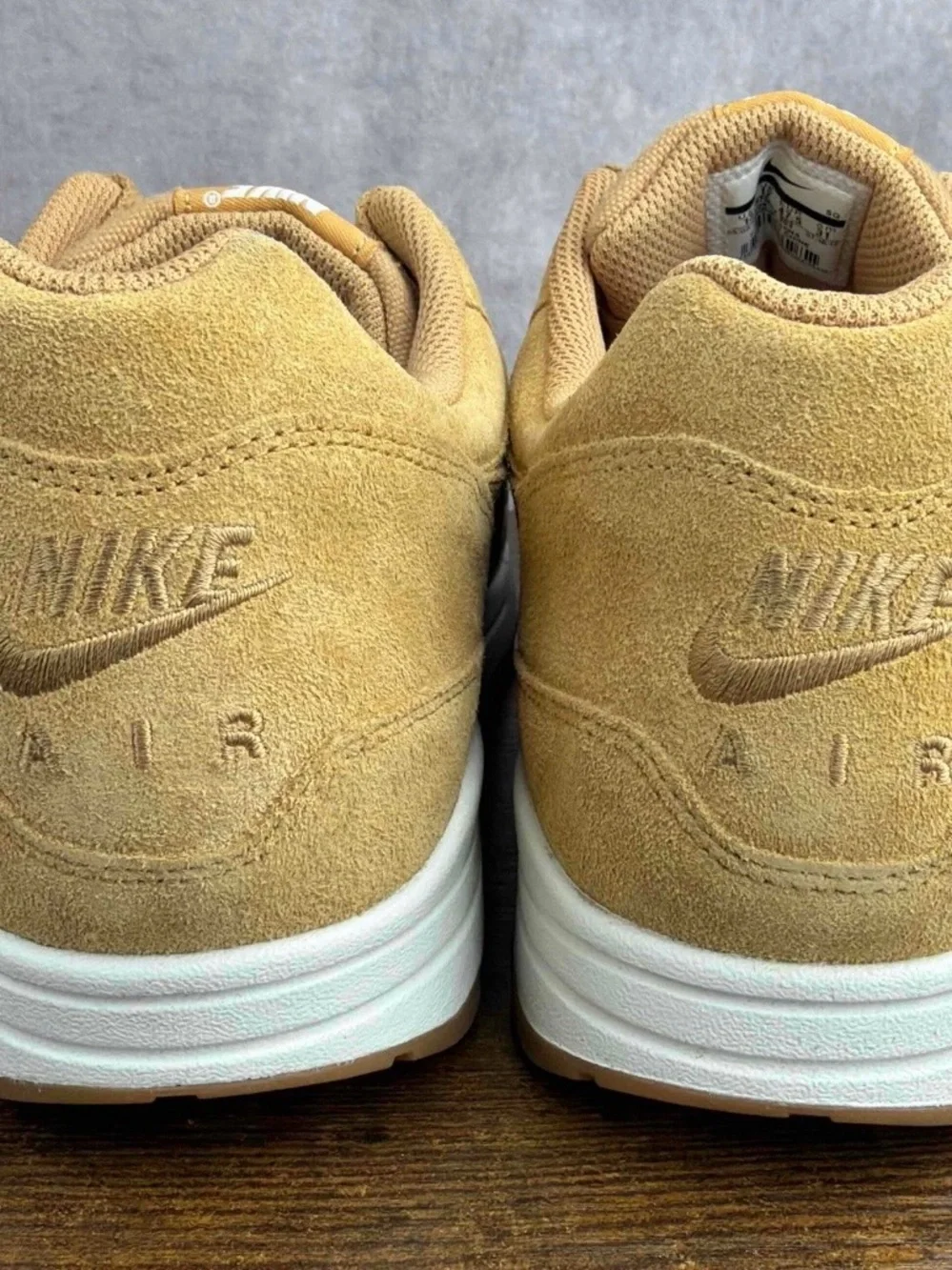 Nike Air Max 1 Premium Flax Wheat 2017 Size 13 875844-203 Men’s Sneakers OG Rare